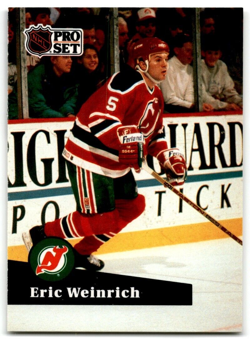 1991-92 Pro Set Eric Weinrich New Jersey Devils #133