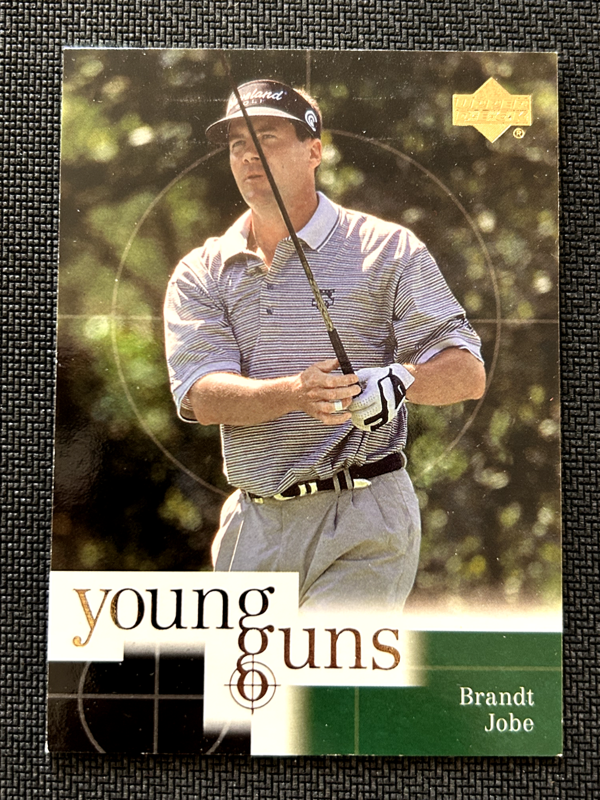 Brandt Jobe 2001 Upper Deck Young Guns golf rookie card #74