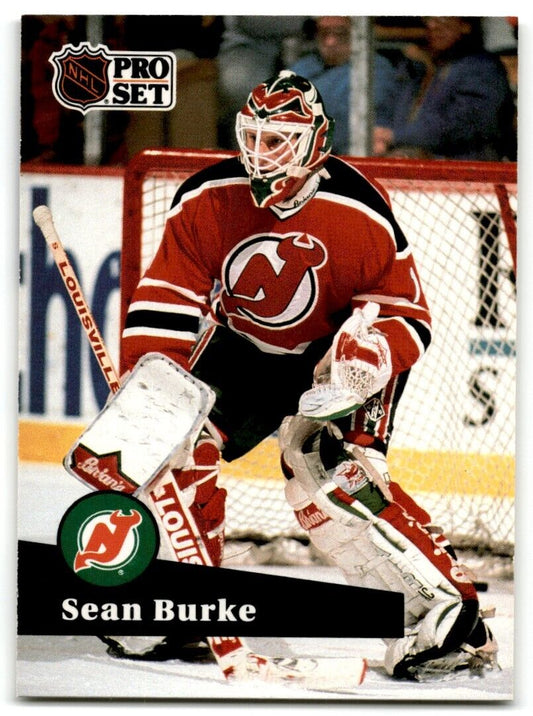 1991-92 Pro Set Sean Burke New Jersey Devils #132