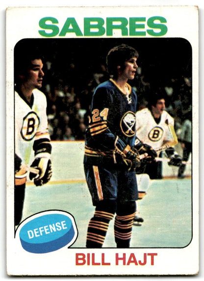 1975-76 Topps Bill Hajt Rookie Buffalo Sabres #233