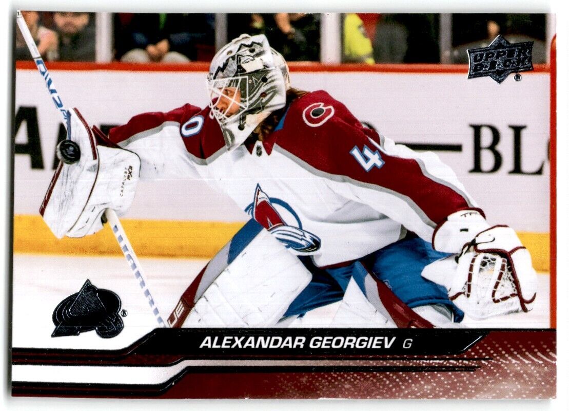 2023-24 Upper Deck Alexandar Georgiev Colorado Avalanche #297