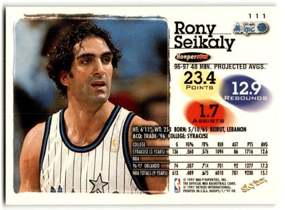 1997-98 Hoops Rony Seikaly Orlando Magic #111