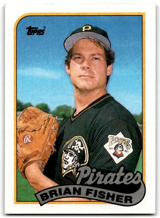 1989 Topps Brian Fisher Pittsburgh Pirates #423