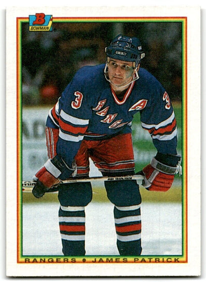 1990-91 Bowman James Patrick New York Rangers #225