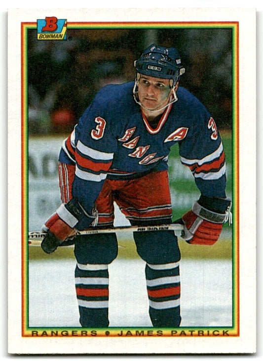 1990-91 Bowman James Patrick New York Rangers #225