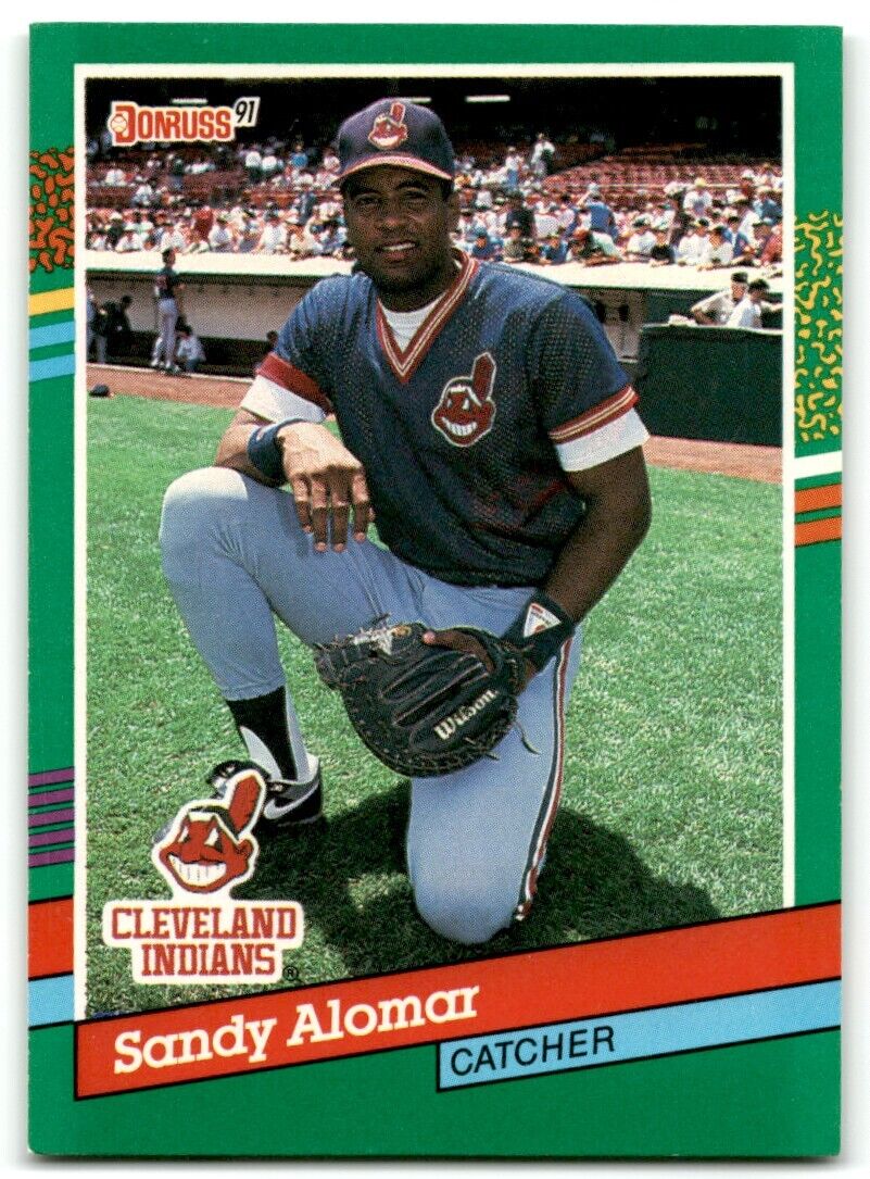 1991 Donruss Sandy Alomar Cleveland Indians #489