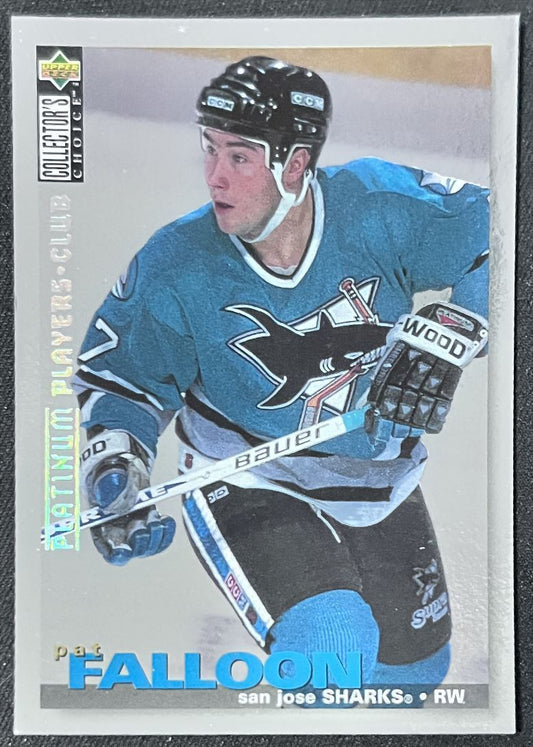 1995-96 Collector's Choice Pat Falloon San Jose Sharks #188