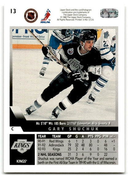 1993-94 Upper Deck Gary Shuchuk Los Angeles Kings #13