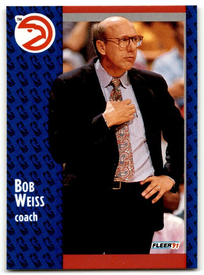 1991-92 Fleer Bob Weiss Atlanta Hawks #5