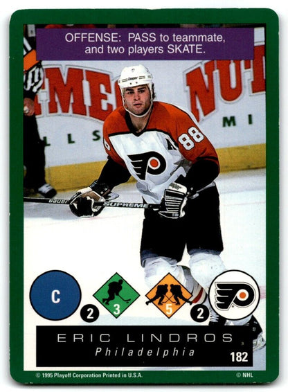 1995-96 Playoff One on Challenge Eric Lindros Philadelphia Flyers #182