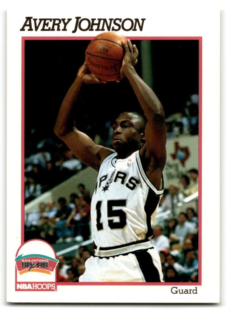 1991-92 Hoops Avery Johnson San Antonio Spurs #436