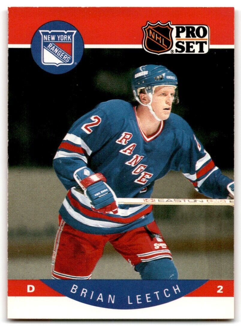 1990-91 Pro Set Brian Leetch New York Rangers #201