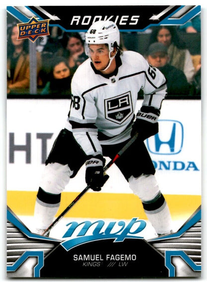 2022-23 Upper Deck MVP Samuel Fagemo Rookie Los Angeles Kings #235