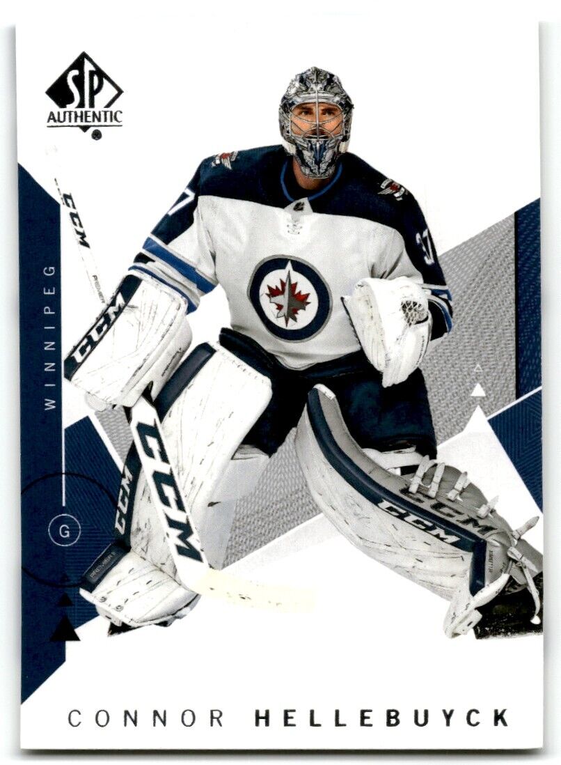 2018-19 SP Authentic Connor Hellebuyck Winnipeg Jets #28