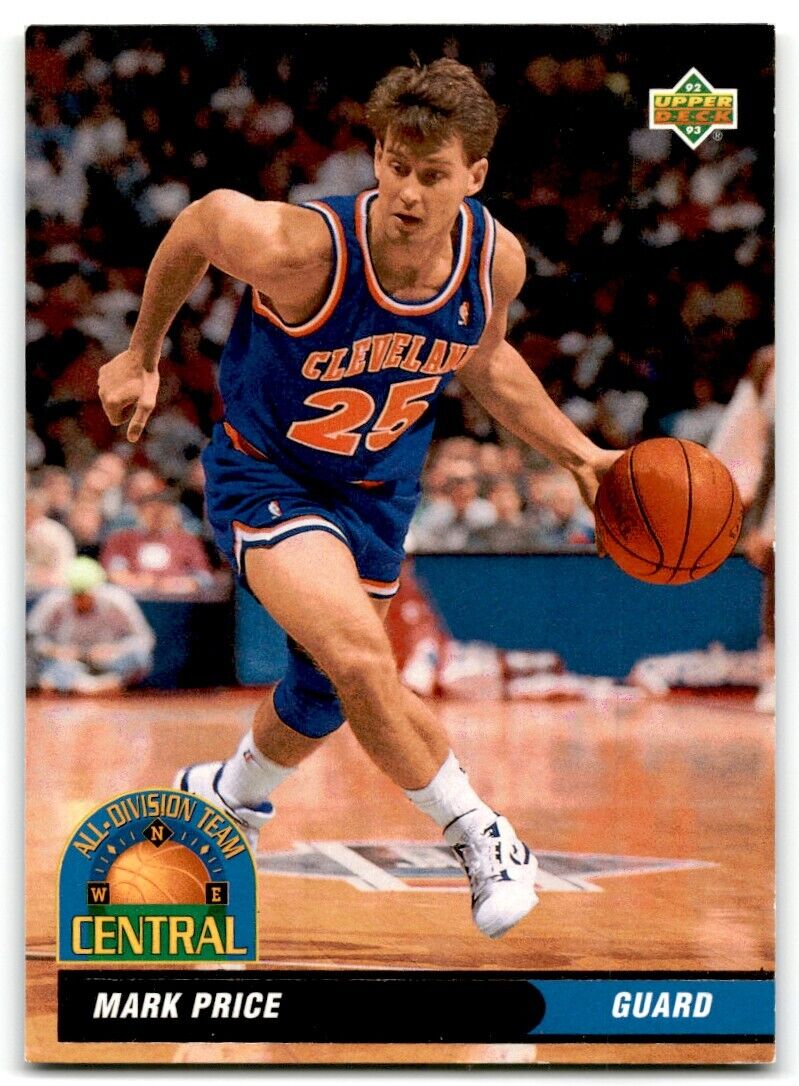 1992-93 Upper Deck Mark Price Cleveland Cavaliers #AD10