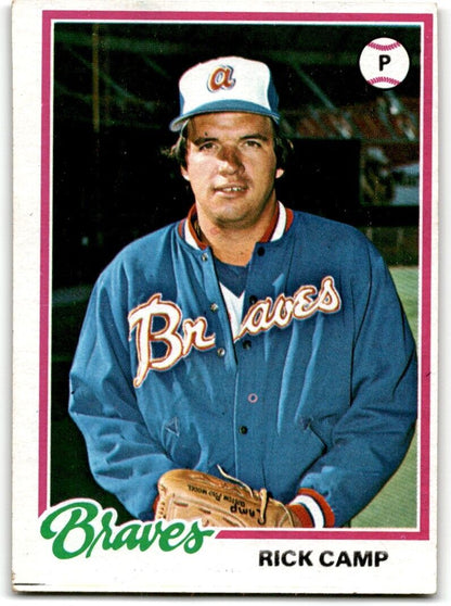 1978 Topps Rick Camp Atlanta Braves #349