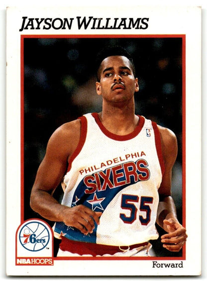 1991-92 Hoops Jayson Williams Philadelphia 76ers #416