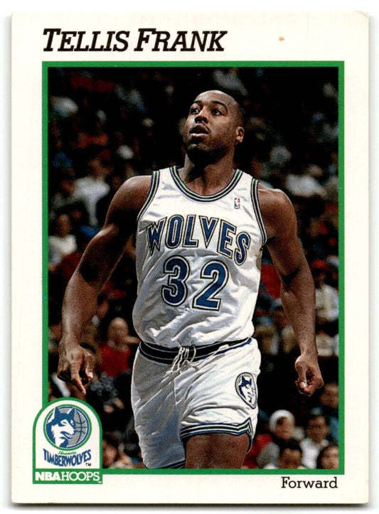 1991-92 Hoops Tellis Frank Minnesota Timberwolves #396