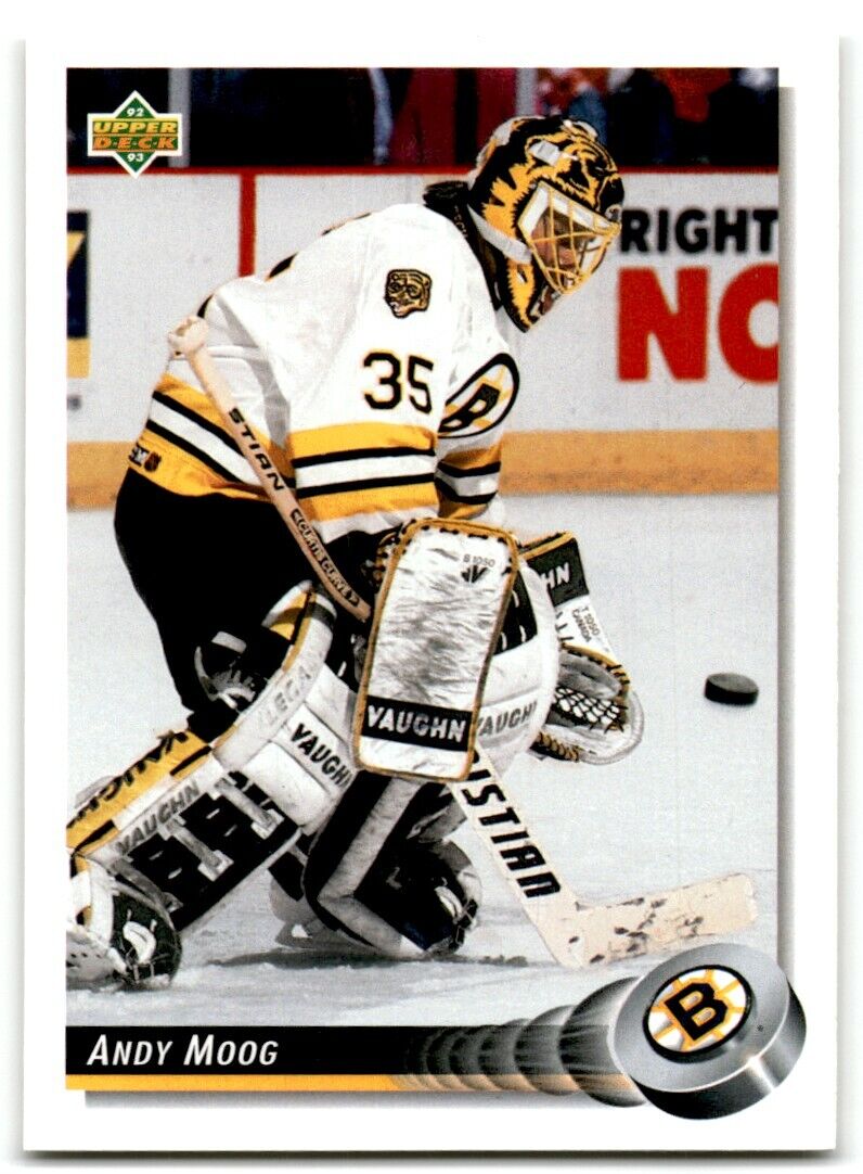 1992-93 Upper Deck Andy Moog Boston Bruins #329