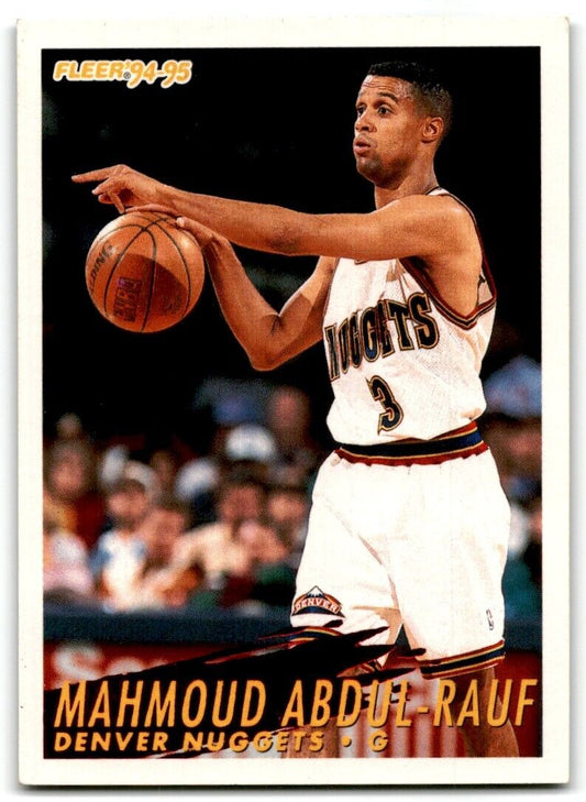 1994-95 Fleer Mahmoud Abdul-Rauf Denver Nuggets #56