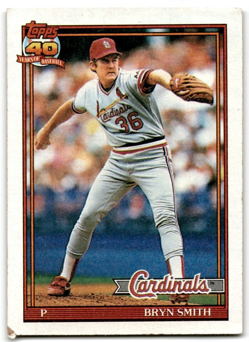 1991 Topps Bryn Smith St. Louis Cardinals #743