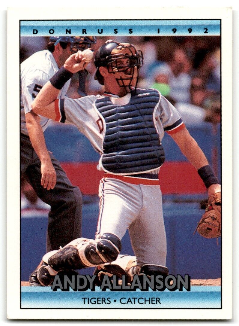 1992 Donruss Andy Allanson Detroit Tigers #42