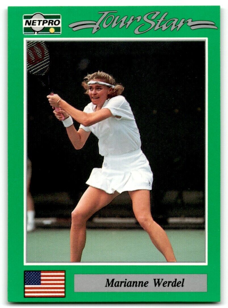 1991 Protennis player Cards Netpro Tour Star Marianne Werdel #66