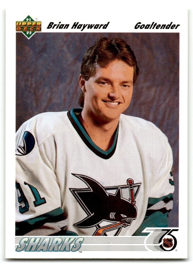 1991-92 Upper Deck Brian Hayward San Jose Sharks #59A