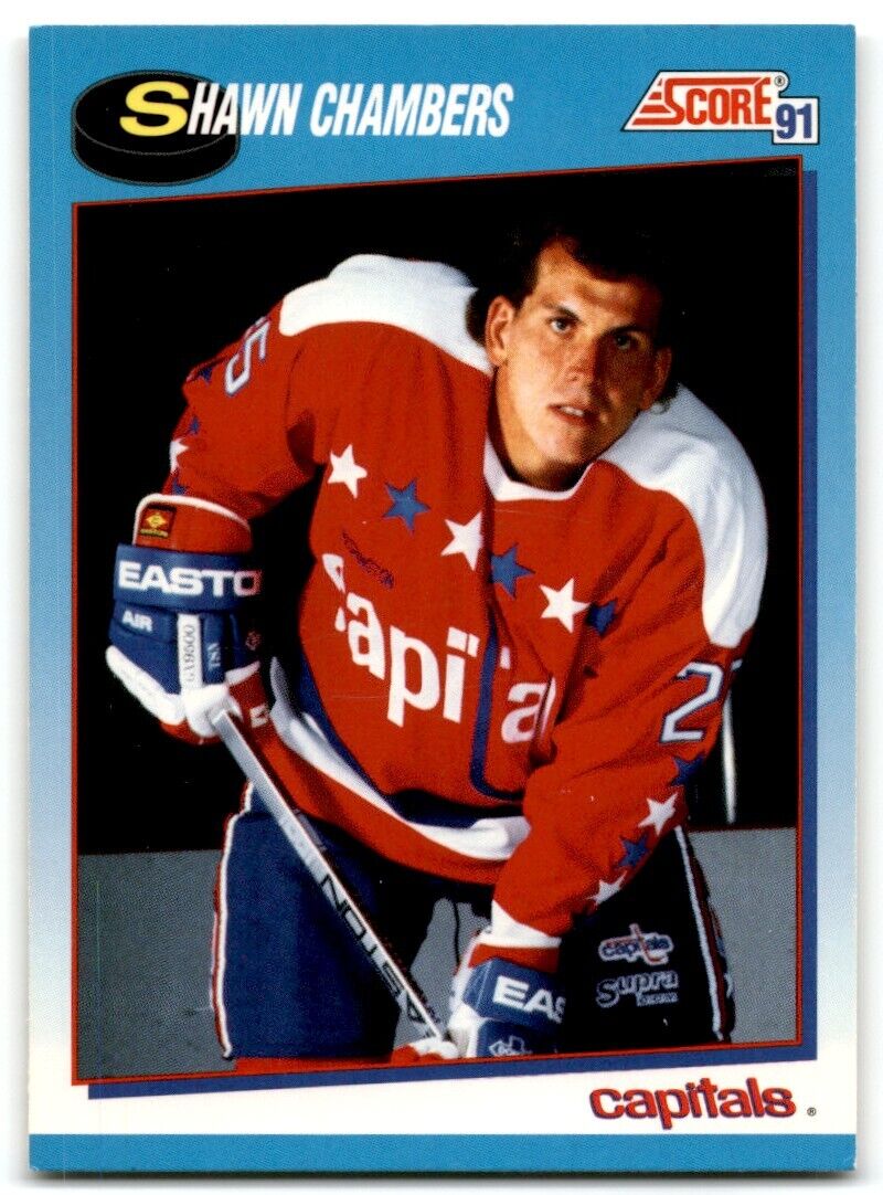 1991-92 Score Canadian Shawn Chambers Washington Capitals #572