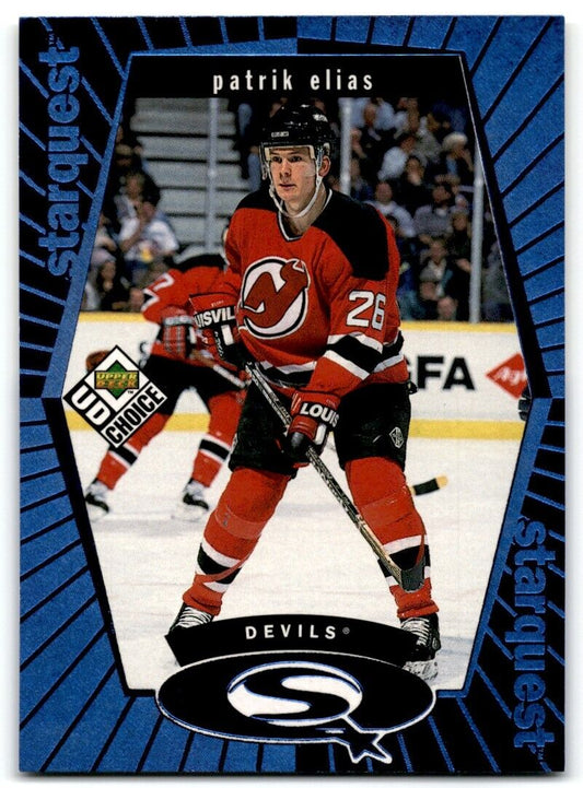 1998-99 UD Choice StarQuest Blue Patrik Elias New Jersey Devils #SQ12