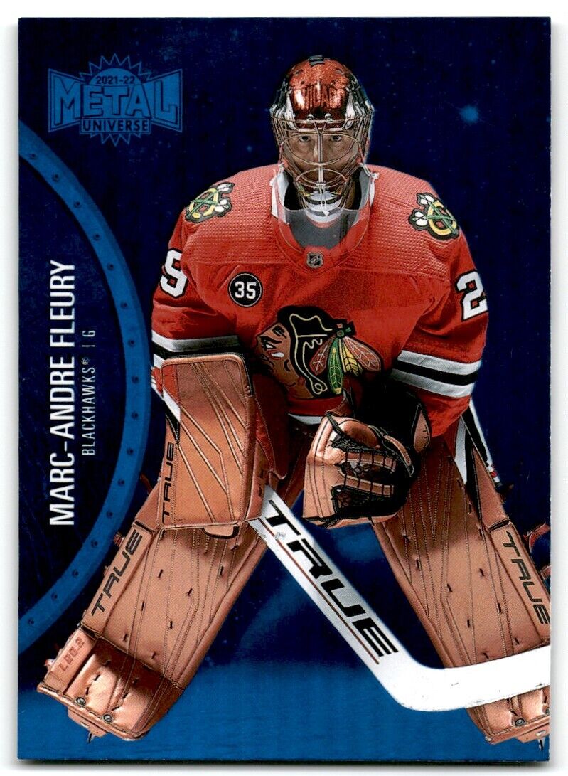 2021-22 Skybox Metal Universe Marc-Andre Fleury Chicago Blackhawks #90