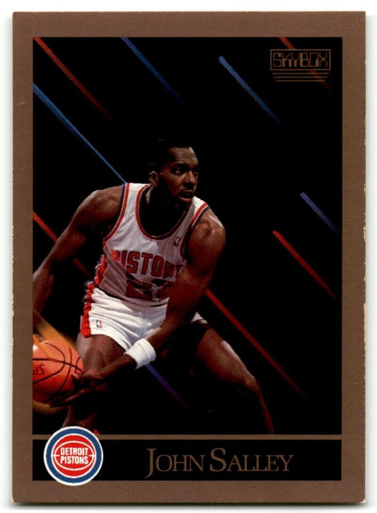 1990-91 SkyBox John Salley Detroit Pistons #92