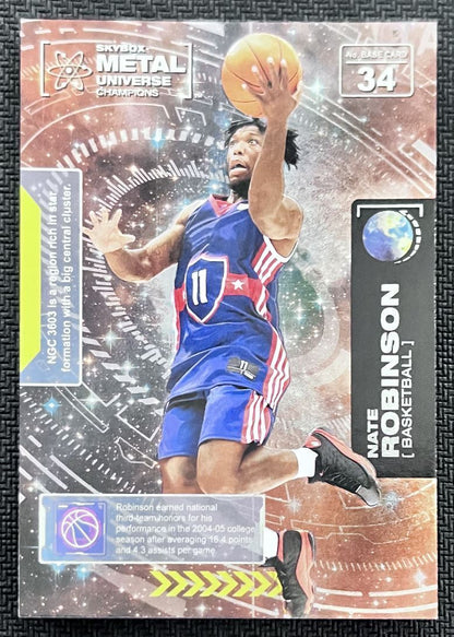 2021-22 Skybox Metal Universe Champion Nate Robinson #34