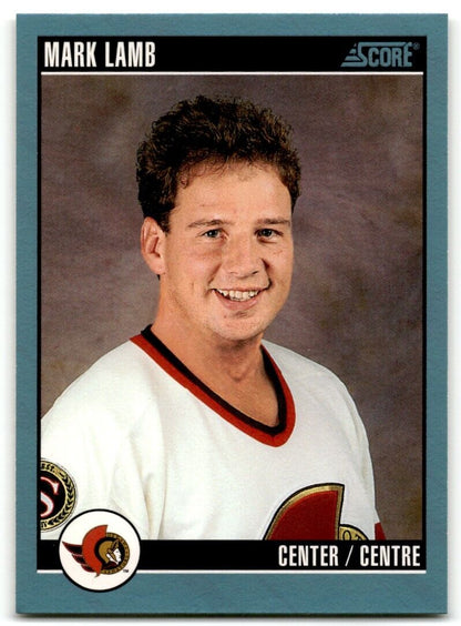 1992-93 Score Mark Lamb Ottawa Senators #514