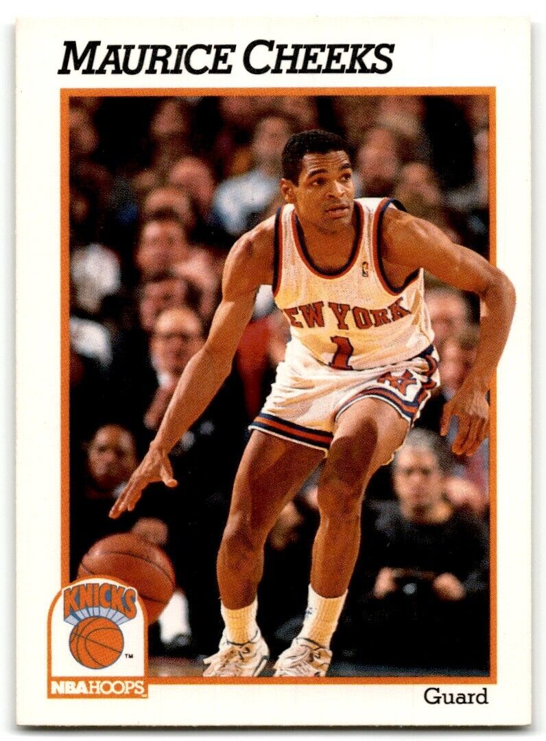 1991-92 Hoops Maurice Cheeks New York Knicks #139