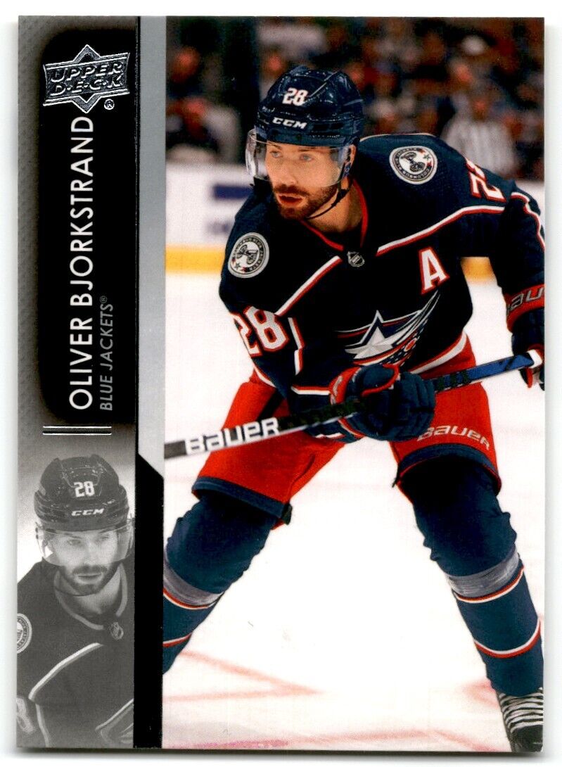 2021-22 Upper Deck Oliver Bjorkstrand Columbus Blue Jackets #301