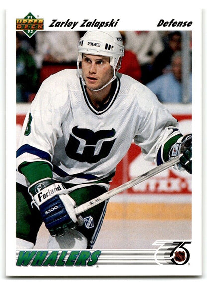 1991-92 Upper Deck Zarley Zalapski Hartford Whalers #231