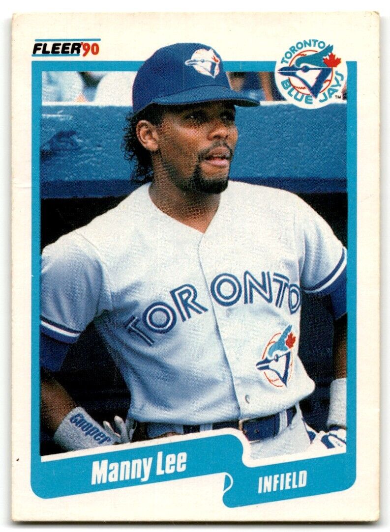 1990 Fleer Canadian Manuel Lee Toronto Blue Jays #86