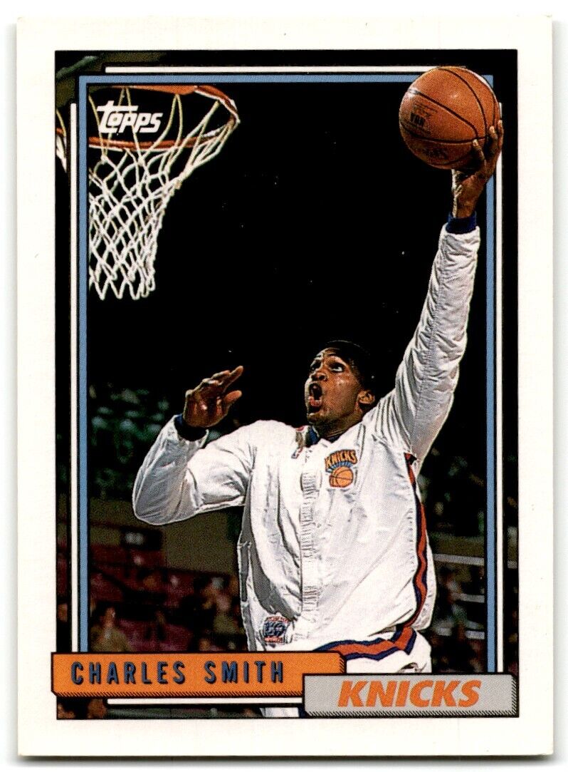 1992-93 Topps Charles Smith New York Knicks #253