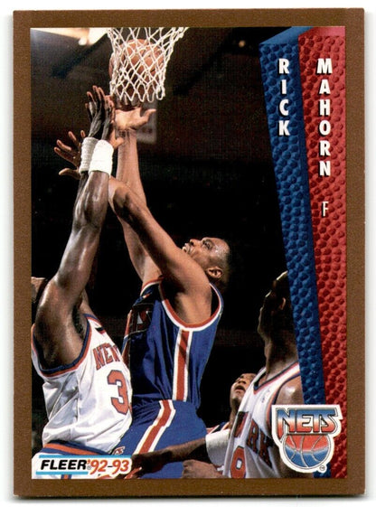 1992-93 Fleer Rick Mahorn New Jersey Nets #389