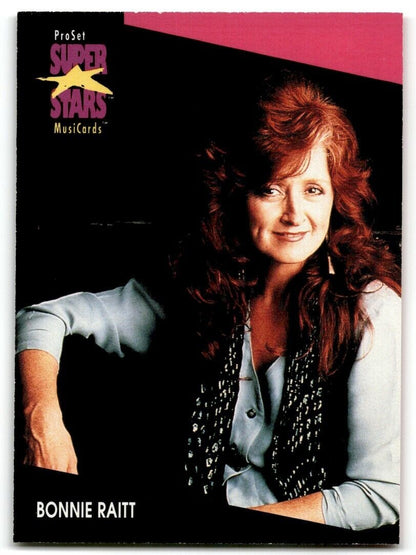 1991-92 ProSet Super Stars MusiCard Bonnie Raitt #223