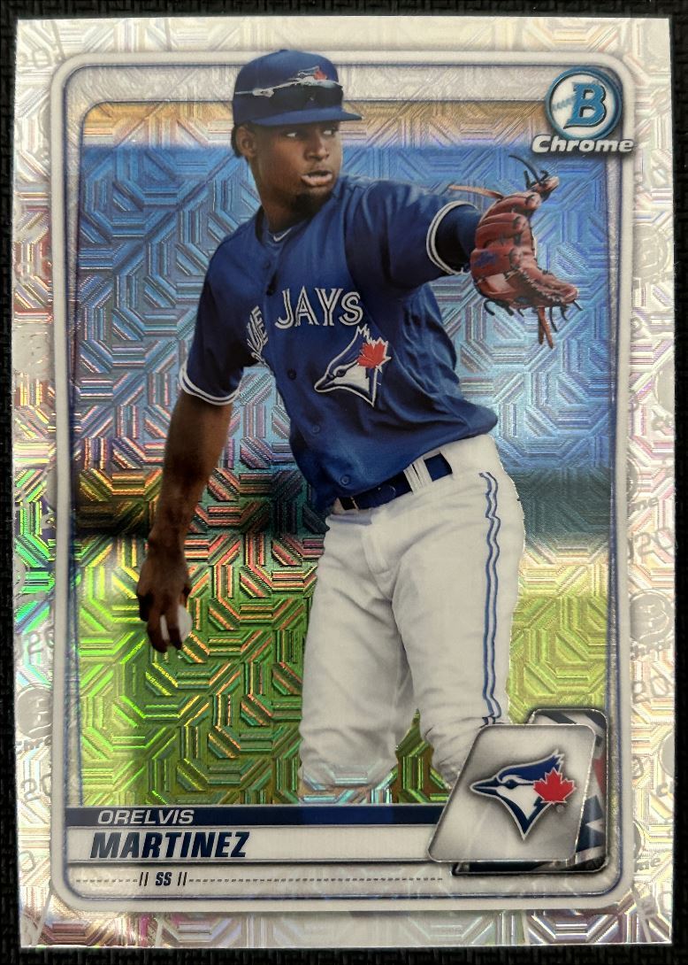 2020 Bowman Chrome Prospects Orelvis Martinez Toronto Blue Jays #BCP-245