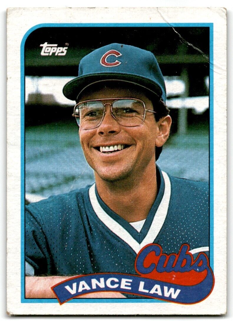 1989 Topps Vance Law Chicago Cubs #501