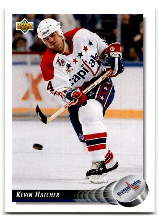 1992-93 Upper Deck Kevin Hatcher Washington Capitals #198