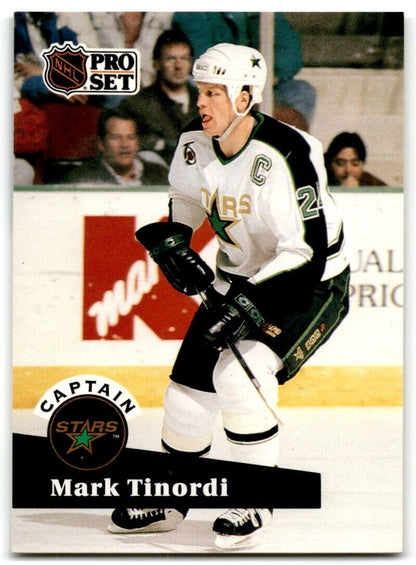 1991-92 Pro Set Mark Tinordi Minnesota North Stars #575