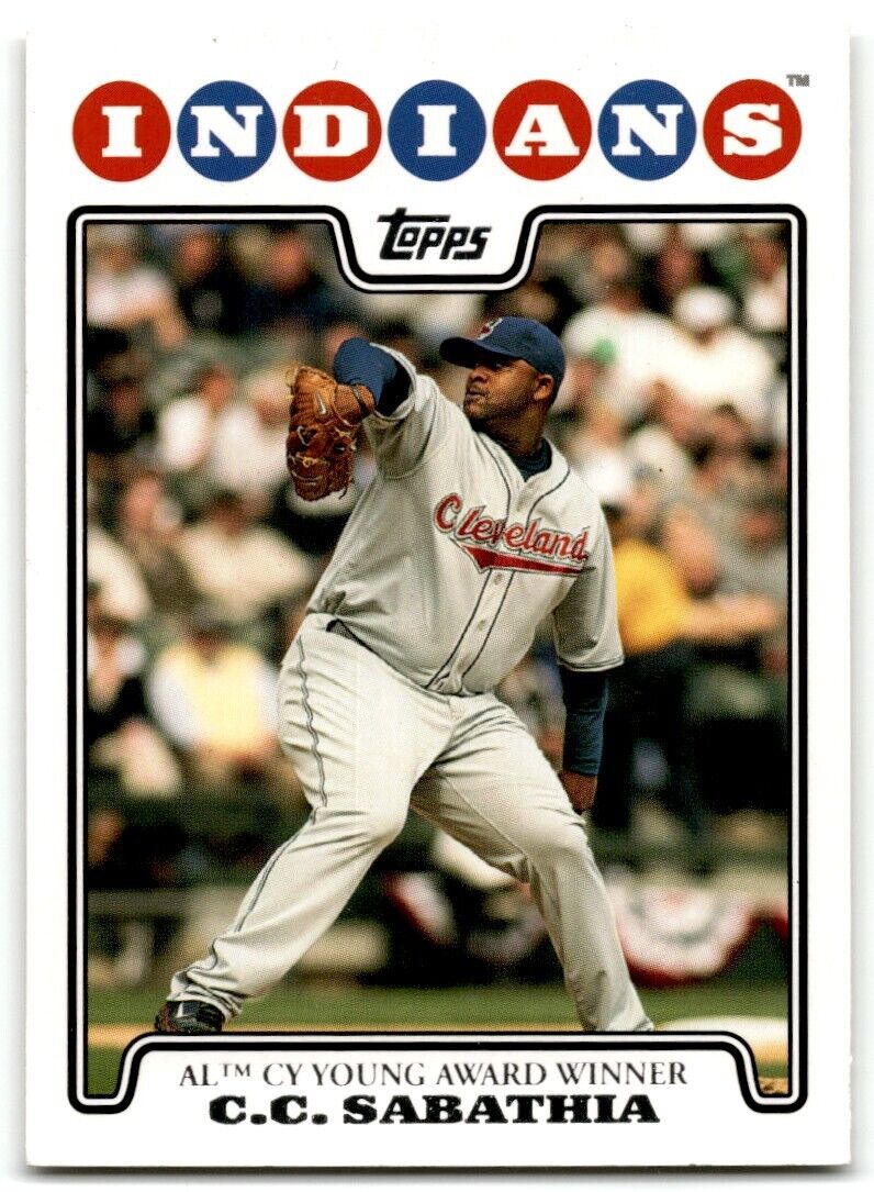 2008 Topps CC Sabathia Cleveland Indians #275