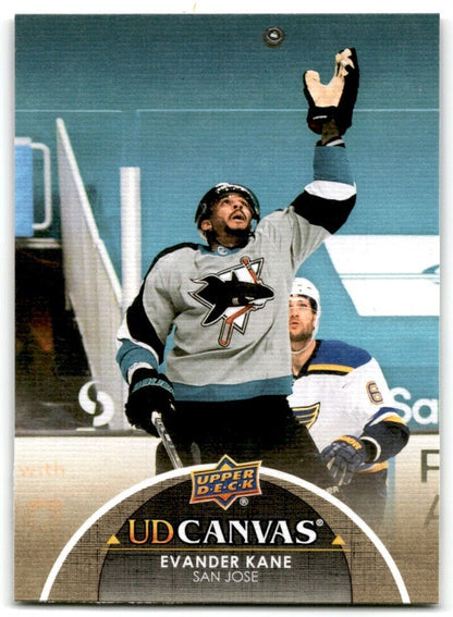 2021-22 Upper Deck UD Canvas Evander Kane San Jose Sharks #C67