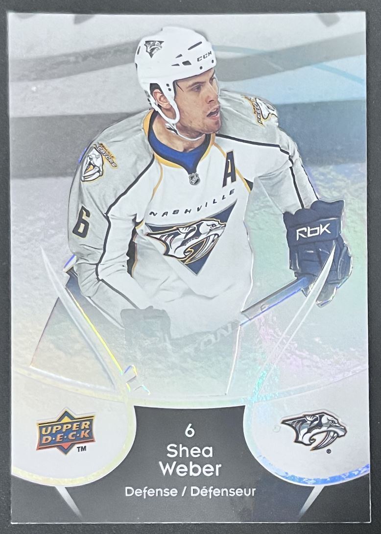 2009-10 Upper Deck McDonald's Shea Weber Nashville Predators #27