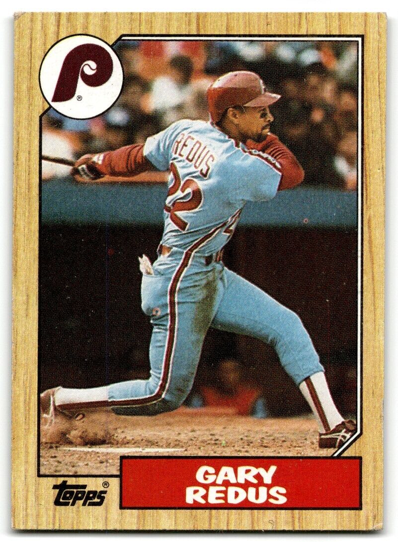 1987 Topps Gary Redus Philadelphia Phillies #42