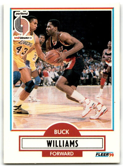 1990-91 Fleer Buck Williams Portland Trail Blazers #160